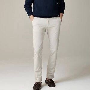J.CREW Men’s Slim-Fit Stretch Tech Pant 30x32 Stone Flex Chino Lightwt NWT B20